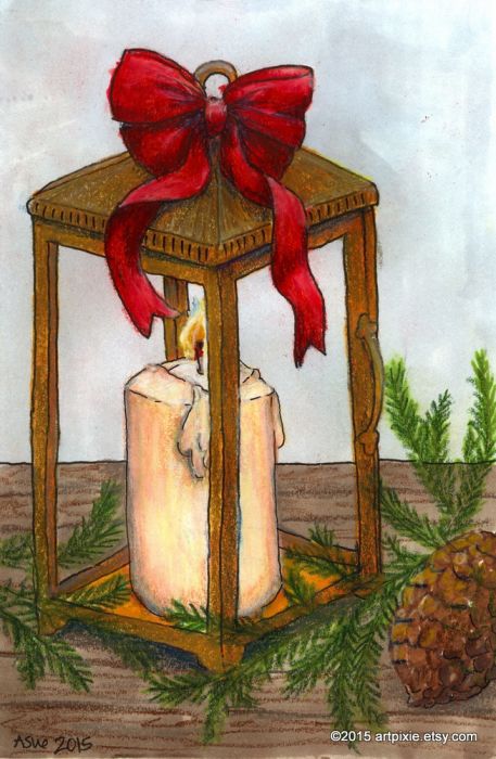 Christmas Lantern by Amy Sue Stirland